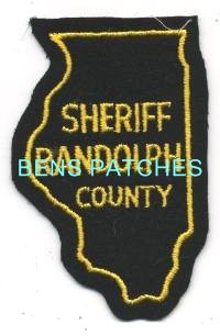 ILLINOIS,A,RANDOLPH COUNTY SHERIFF 14 STATE SHAPED_wm